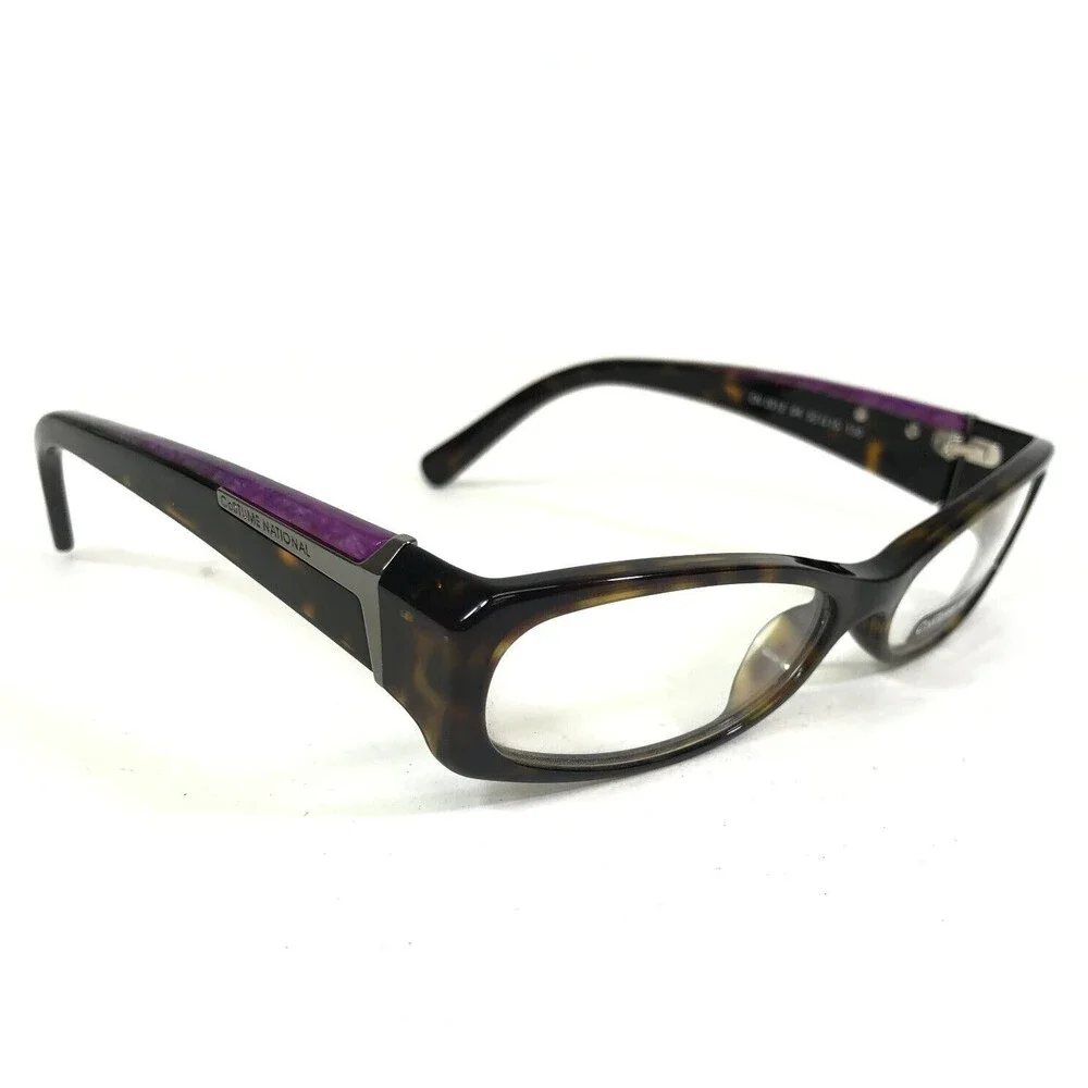 Costume National Eyeglasses Frames CN 2012 04 Purple Tortoise Full Rim 52-15-130